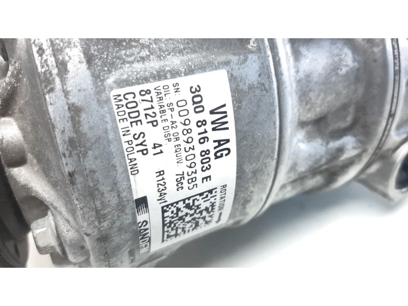 Recambio de compresor aire acondicionado para skoda scala (nw) 1.0 tsi referencia OEM IAM 3Q0816803F  