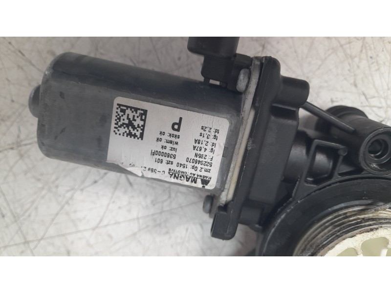 Recambio de elevalunas delantero derecho para fiat 500 referencia OEM IAM 52204607 106095801 114058