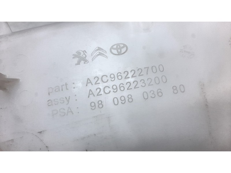 Recambio de deposito limpia para peugeot expert furgón 1.6 blue-hdi fap referencia OEM IAM 9809803680  