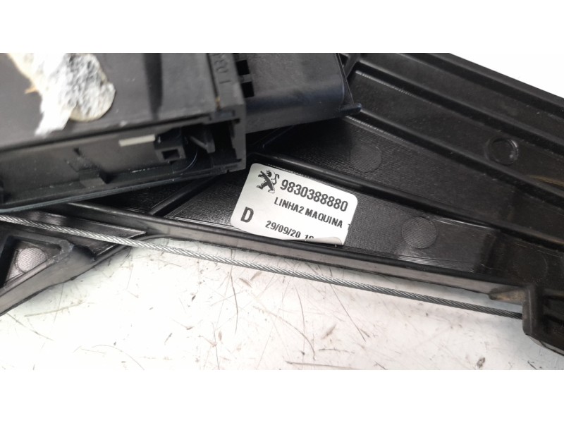 Recambio de elevalunas trasero derecho para peugeot 3008 allure referencia OEM IAM 9830388880  