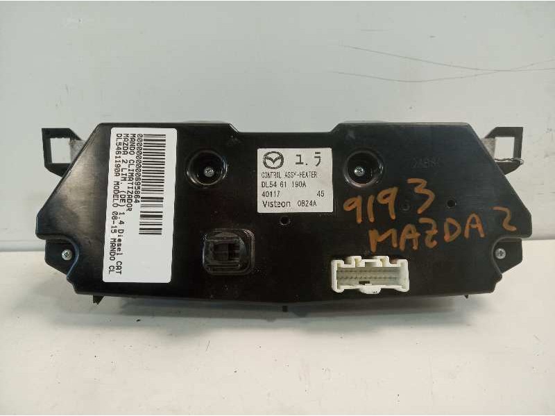 Recambio de mando climatizador para mazda 2 lim. (de) 1.4 diesel cat referencia OEM IAM DL5461190A 40117 0B24A