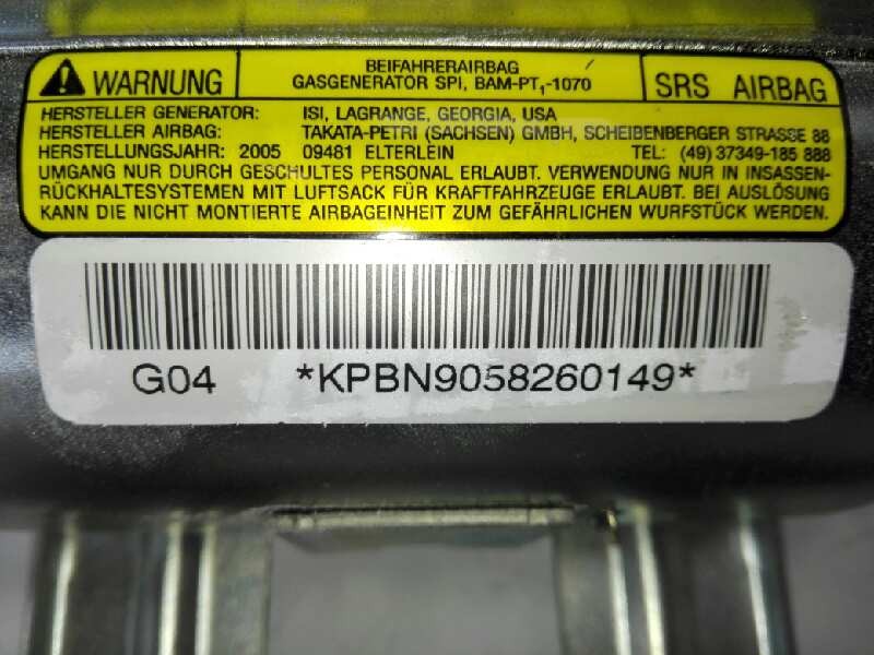 Recambio de airbag delantero derecho para nissan almera (n16/e) referencia OEM IAM KPBN9058260149  