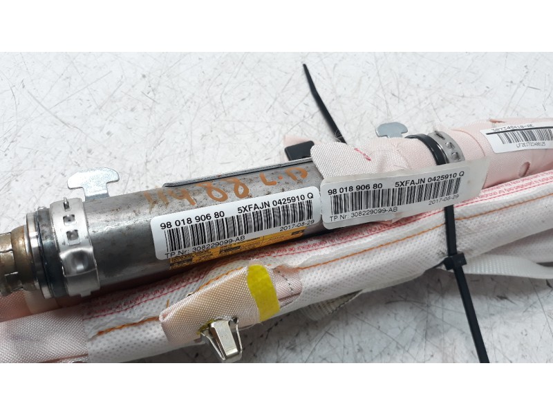 Recambio de airbag cortina delantero derecho para citroen c4 lim. live edition referencia OEM IAM 9801890680  