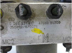 Recambio de abs para nissan almera tino (v10m) acenta referencia OEM IAM 47660BU700 0265231417  2