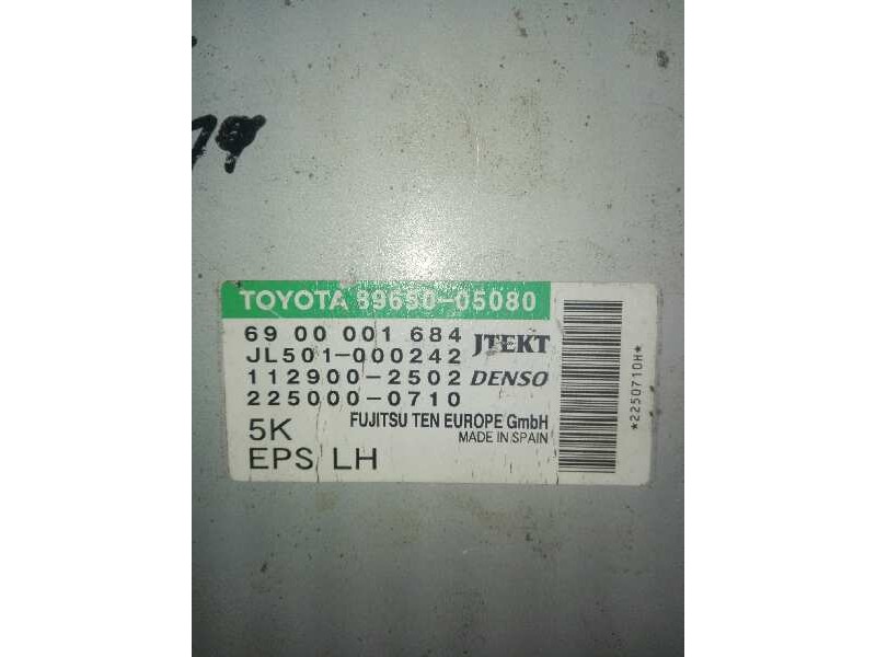 Recambio de centralita asd para toyota avensis (t27) 2.0 d-4d cat referencia OEM IAM 8965005080 6900001684 2250000710
