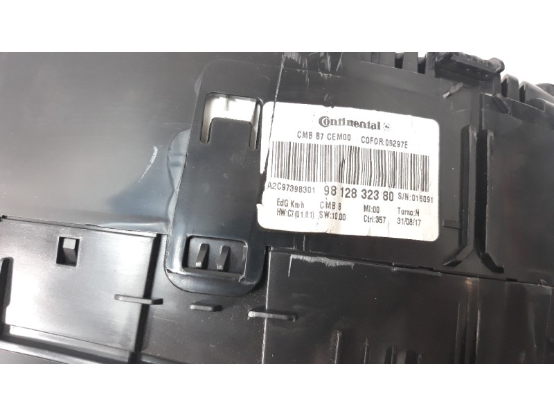 Recambio de cuadro instrumentos para citroen c4 lim. live edition referencia OEM IAM 9812832380  