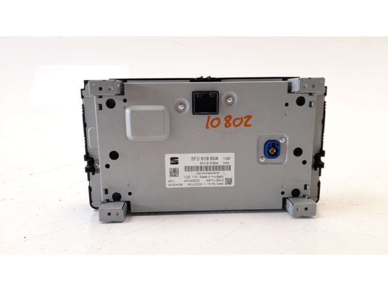 Recambio de sistema audio / radio cd para seat ibiza (6p1) 1.2 tsi referencia OEM IAM 5F0919604  