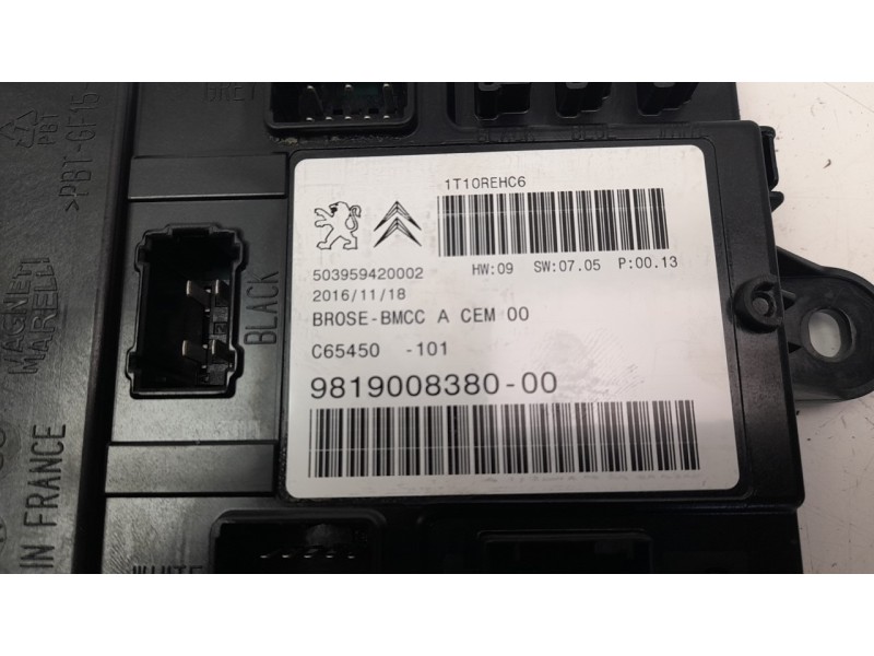 Recambio de modulo electronico para citroen c4 picasso 1.2 12v e-thp referencia OEM IAM 9819008380  