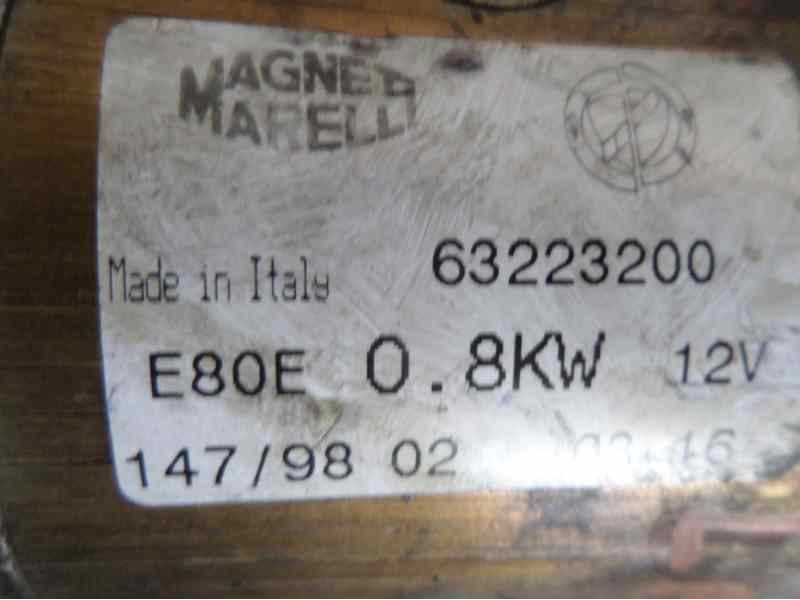 Recambio de motor arranque para lancia lancia y elefantino referencia OEM IAM 63223200 ARF370103 S52007