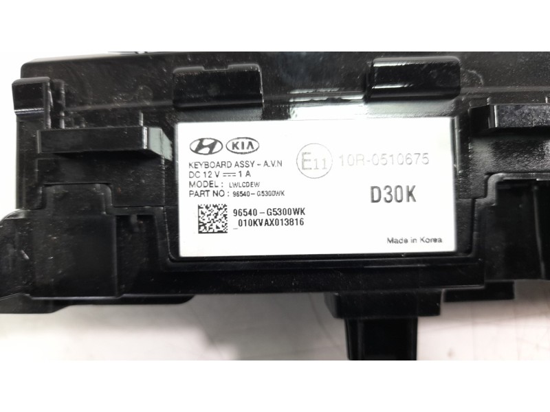 Recambio de mando multifuncion para kia niro referencia OEM IAM 96540G5300  