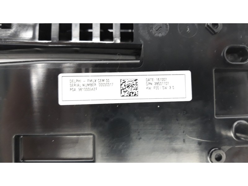 Recambio de mando climatizador para ds 4 1.6 blue-hdi fap referencia OEM IAM 98100094ZFD  