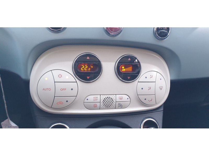 Recambio de mando climatizador para fiat 500 referencia OEM IAM 735629318 735694743 
