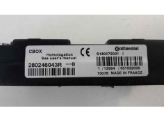 Recambio de modulo electronico para renault laguna iii authentique referencia OEM IAM 280246043R   2