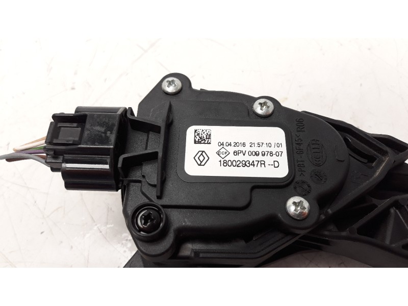 Recambio de potenciometro pedal para renault clio iv 1.2 16v referencia OEM IAM 180029347R 6PV00997807 
