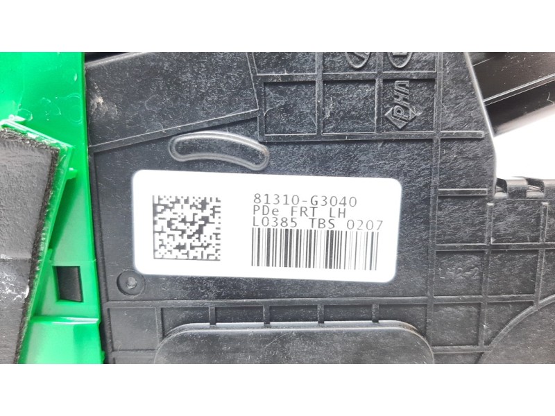 Recambio de cerradura puerta delantera izquierda para hyundai i30 (pd) tecno mild-hybrid referencia OEM IAM 81310G3040  