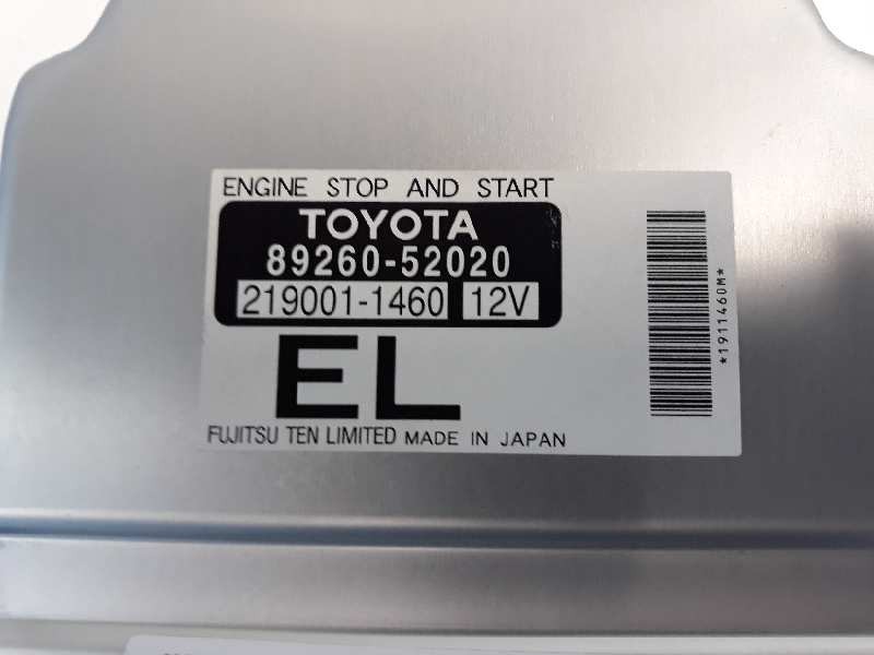 Recambio de modulo electronico para toyota yaris active referencia OEM IAM 8926052020 2190011460 