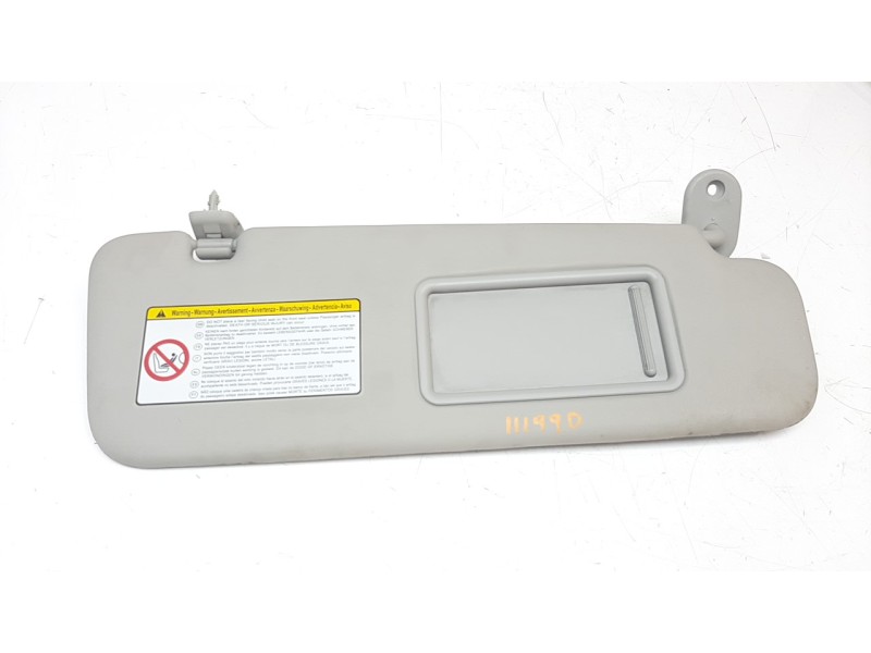 Recambio de parasol derecho para kia venga 1.6 crdi cat referencia OEM IAM 852201P000ED  