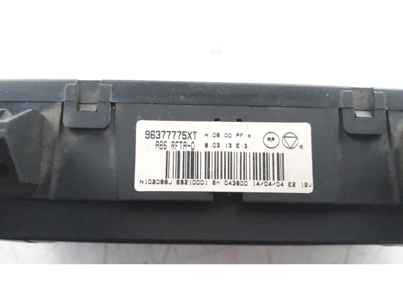 Recambio de mando climatizador para citroen c3 1.4 hdi referencia OEM IAM 96377775XT  