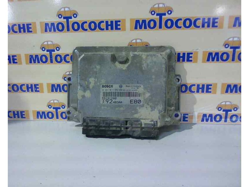 Recambio de centralita motor uce para fiat stilo (192) 1.9 jtd cat referencia OEM IAM 55191208 0281011552 5888