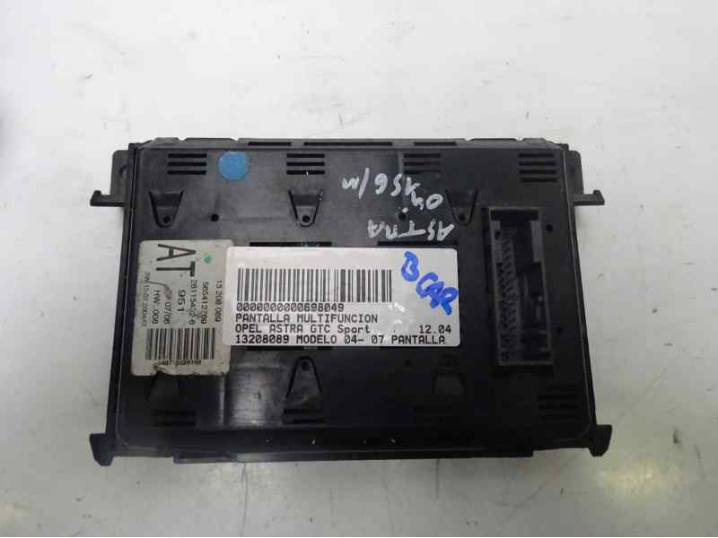 Recambio de pantalla multifuncion para opel astra gtc sport referencia OEM IAM 13208089 565412769 281154326