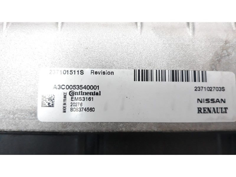 Recambio de centralita motor uce para renault captur ii 1.3 tce referencia OEM IAM 237101511S  