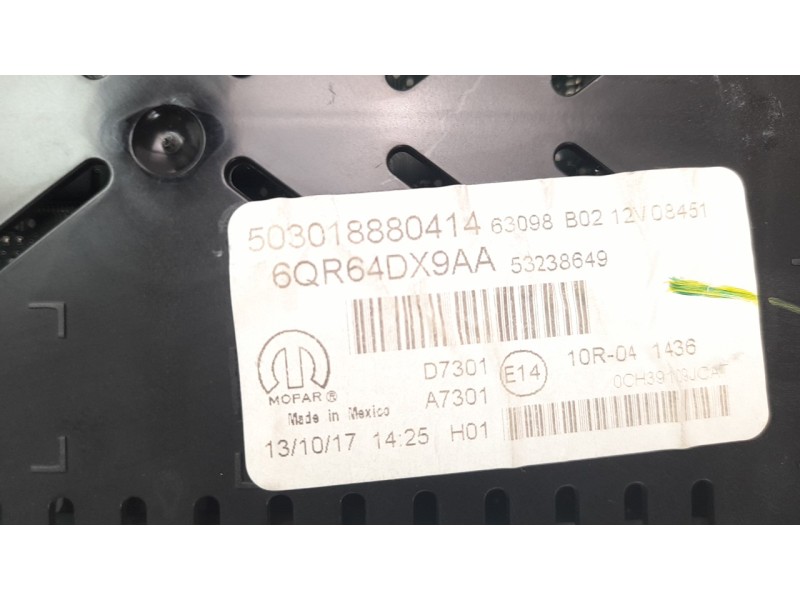 Recambio de cuadro instrumentos para jeep compass ii 2.0 m-jet cat referencia OEM IAM 5550031717  