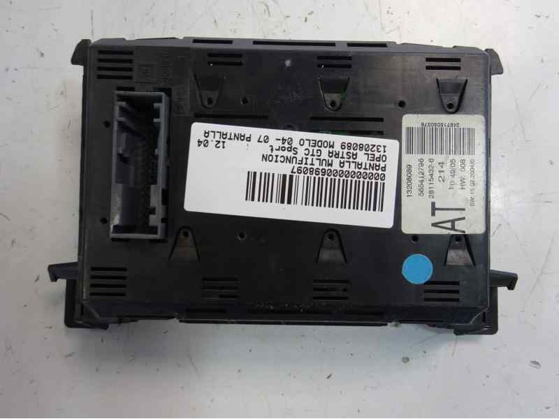 Recambio de pantalla multifuncion para opel astra gtc sport referencia OEM IAM 13208089 281154326 