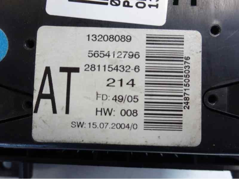 Recambio de pantalla multifuncion para opel astra gtc sport referencia OEM IAM 13208089 281154326 