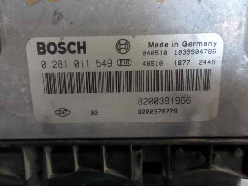 Recambio de centralita motor uce para renault scenic ii luxe privilege referencia OEM IAM 8200391966 0281011549 