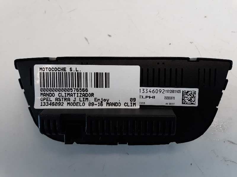 Recambio de mando climatizador para opel astra j lim. enjoy referencia OEM IAM 13346092 28265970 