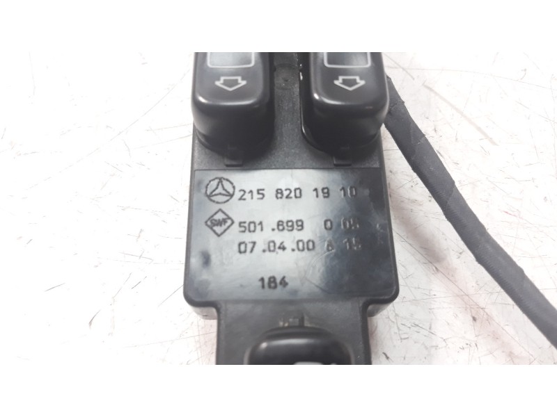 Recambio de mando elevalunas delantero izquierdo para mercedes-benz clase cl (w215) coupe 5.0 v8 24v cat referencia OEM IAM 2158