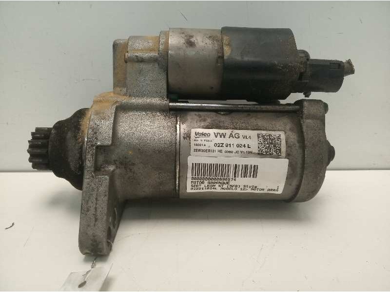 Recambio de motor arranque para seat leon st (5f8) style referencia OEM IAM 02Z911024L M254017 