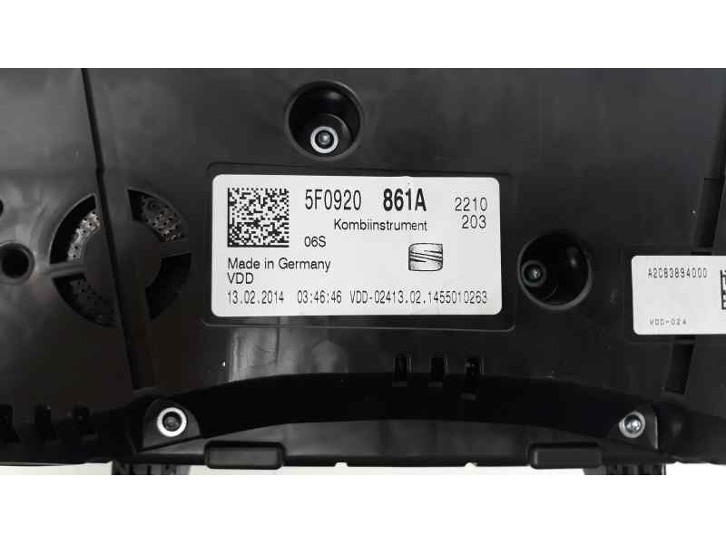 Recambio de cuadro instrumentos para seat leon st (5f8) style referencia OEM IAM 5F0920861A A2C83894000 
