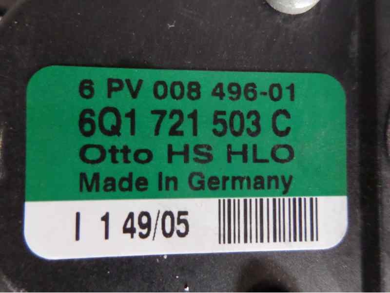 Recambio de potenciometro pedal para skoda fabia (6y2/6y3) young line referencia OEM IAM 6Q1721503C  