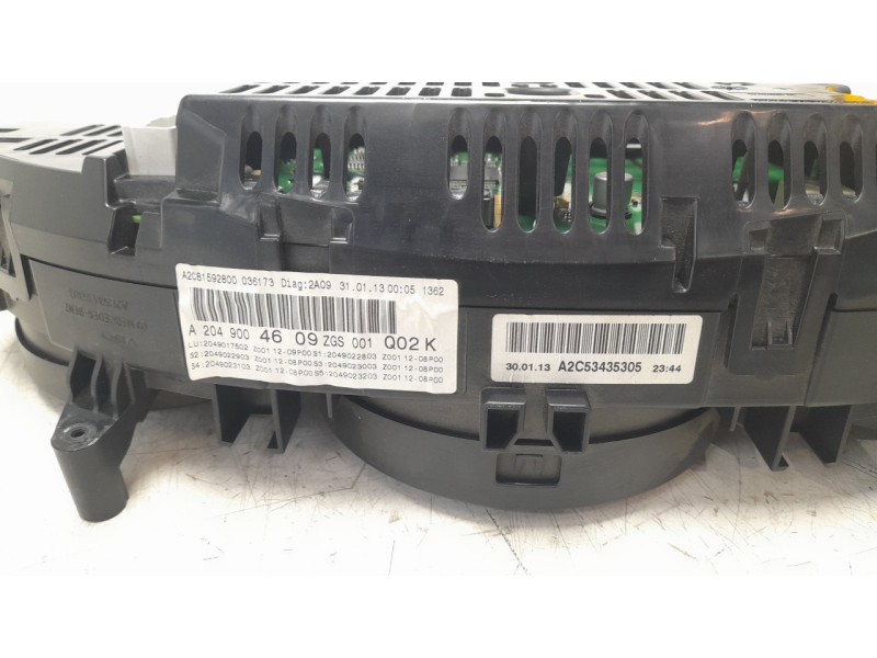 Recambio de cuadro instrumentos para mercedes-benz clase c (w204) coupe 2.1 cdi cat referencia OEM IAM A2049004609  