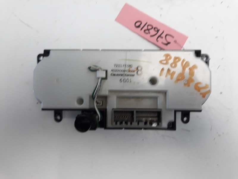Recambio de mando climatizador para subaru impreza g11 (gd/gg) 2.0 r sw referencia OEM IAM 72311FE080  