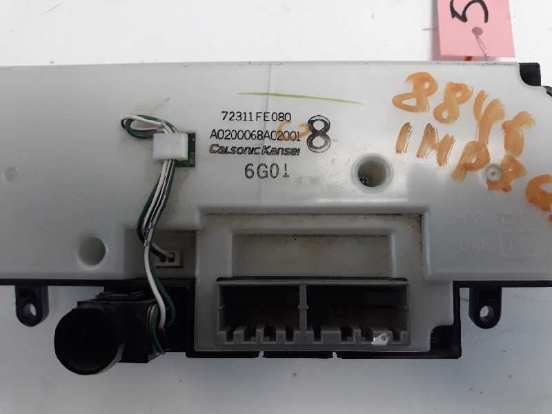 Recambio de mando climatizador para subaru impreza g11 (gd/gg) 2.0 r sw referencia OEM IAM 72311FE080  