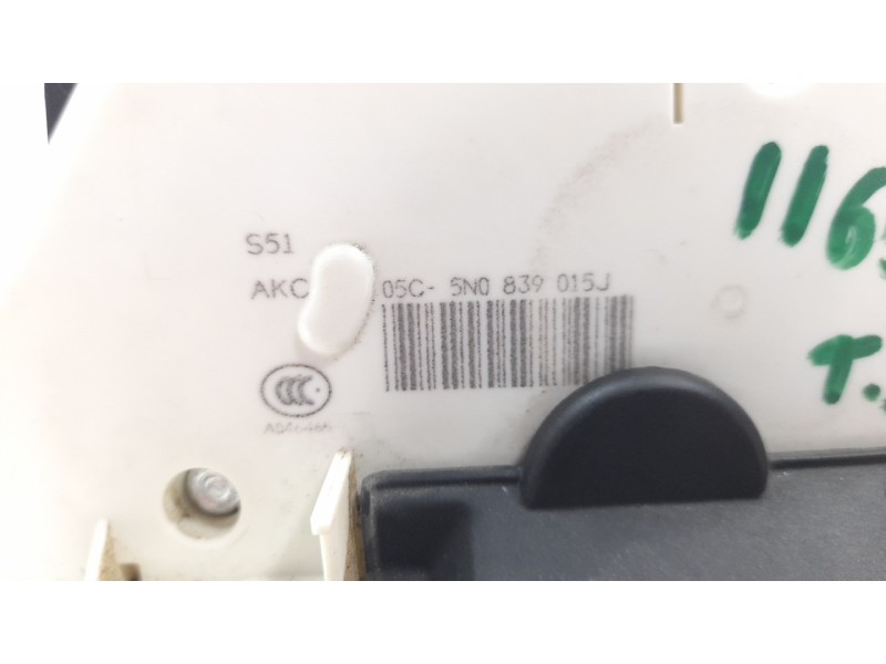 Recambio de cerradura puerta trasera izquierda para volkswagen tiguan (5n2) 2.0 tdi referencia OEM IAM 5N0839015J  