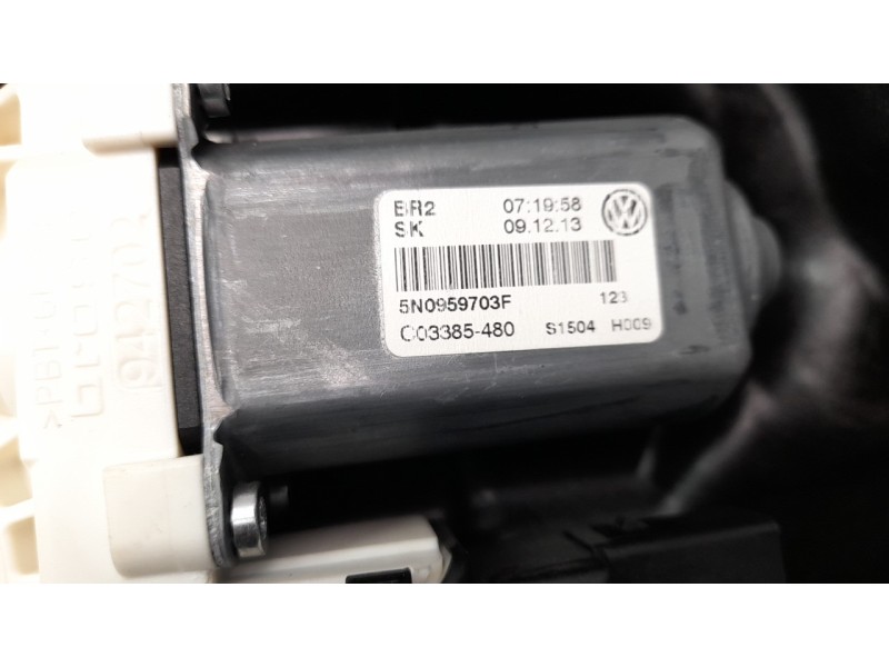 Recambio de elevalunas trasero izquierdo para volkswagen tiguan (5n2) 2.0 tdi referencia OEM IAM 5N0839729R  113861