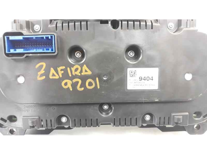 Recambio de cuadro instrumentos para opel zafira tourer selective referencia OEM IAM 39129404  