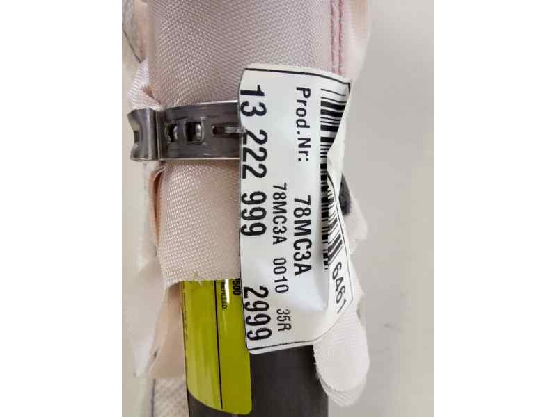 Recambio de airbag cortina delantero derecho para opel insignia berlina cosmo referencia OEM IAM 13222999  