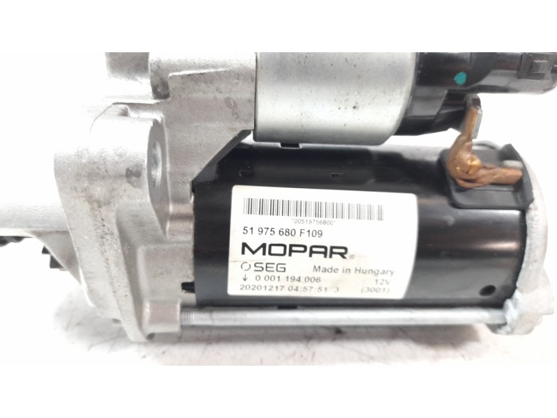 Recambio de motor arranque para fiat nuova 500 (150) club referencia OEM IAM 51975680 ARF070001 