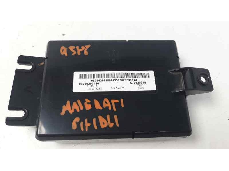 Recambio de modulo electronico para maserati ghibli s q4 referencia OEM IAM 670030748  
