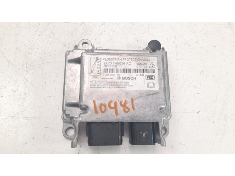 Recambio de centralita airbag para jaguar xf 3.0 v6 diesel cat referencia OEM IAM 9X2314B654AC  