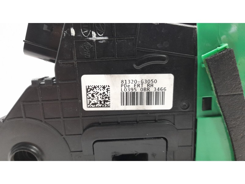 Recambio de cerradura puerta delantera derecha para hyundai i30 (pd) n line referencia OEM IAM 81320G3050  