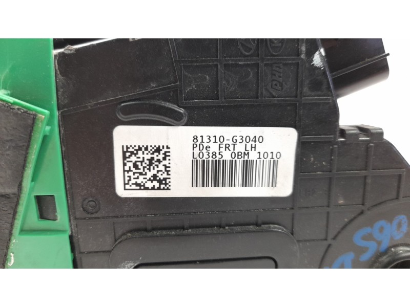 Recambio de cerradura puerta delantera izquierda para hyundai i30 (pd) n line referencia OEM IAM 81310G3040  