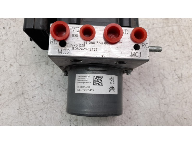 Recambio de abs para citroen berlingo furgón driver m referencia OEM IAM 9830315580  
