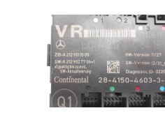 Recambio de modulo confort para mercedes-benz clase c (w204) lim. 2.1 cdi cat referencia OEM IAM A2129006418 A212902776 A2129011 2
