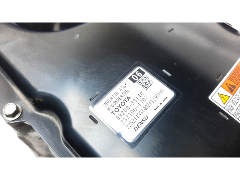 Recambio de inversor para toyota rav4 hybrid 4x2 advance referencia OEM IAM G920033140  