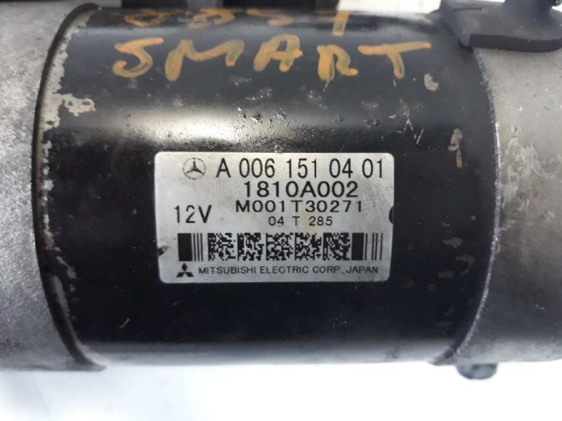 Recambio de motor arranque para smart forfour cdi (70kw) referencia OEM IAM A0061510401 M001T30271 S71272